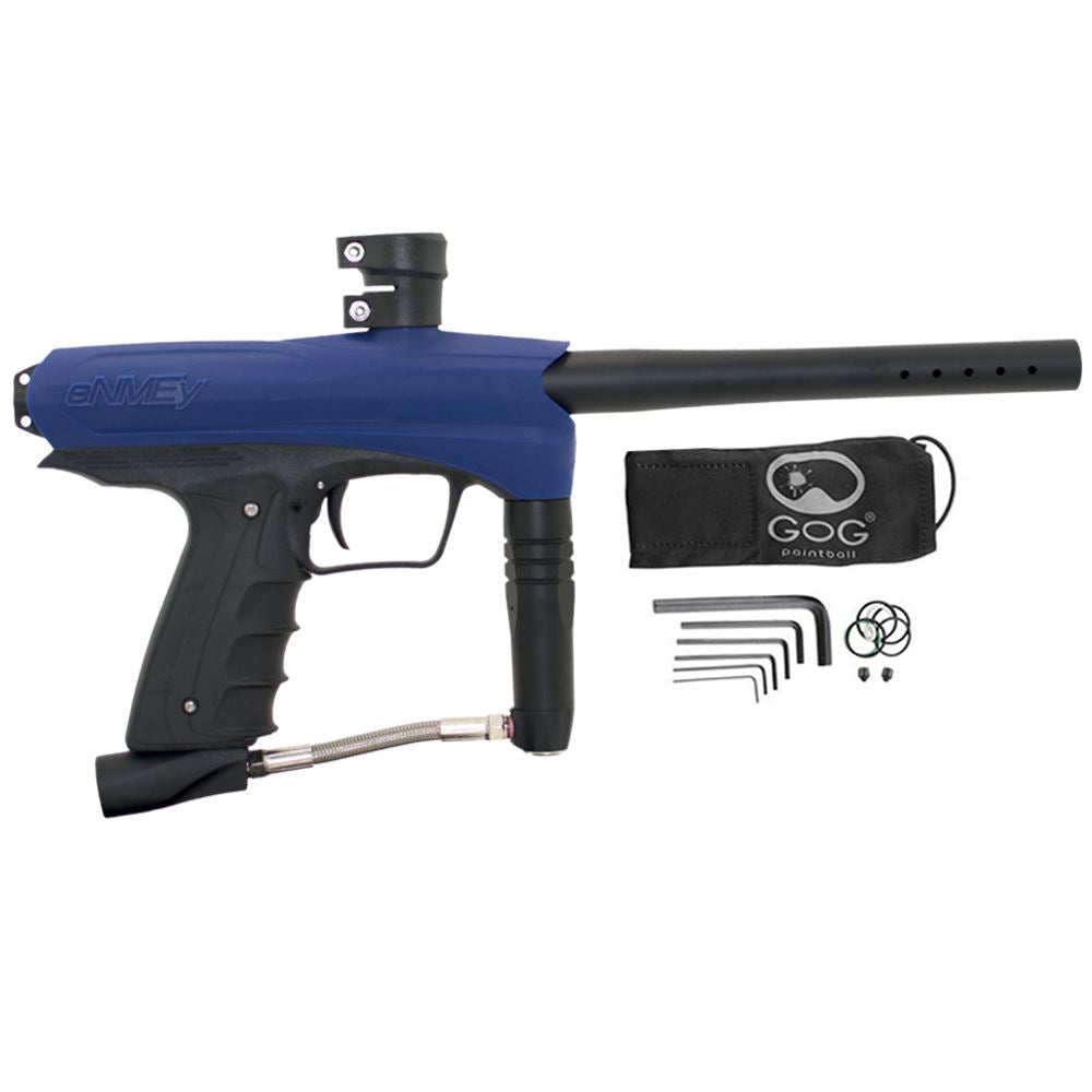 GoG eNMEy Gen2 .68 Caliber Paintball Gun Marker - Blue Gog Paintball