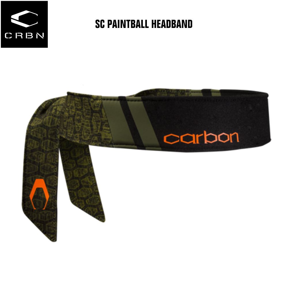 Carbon Paintball SC Headband - Olive Carbon Paintball