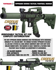 Tippmann Cronus Tactical Semi Auto Paintball Gun .68 Tippmann