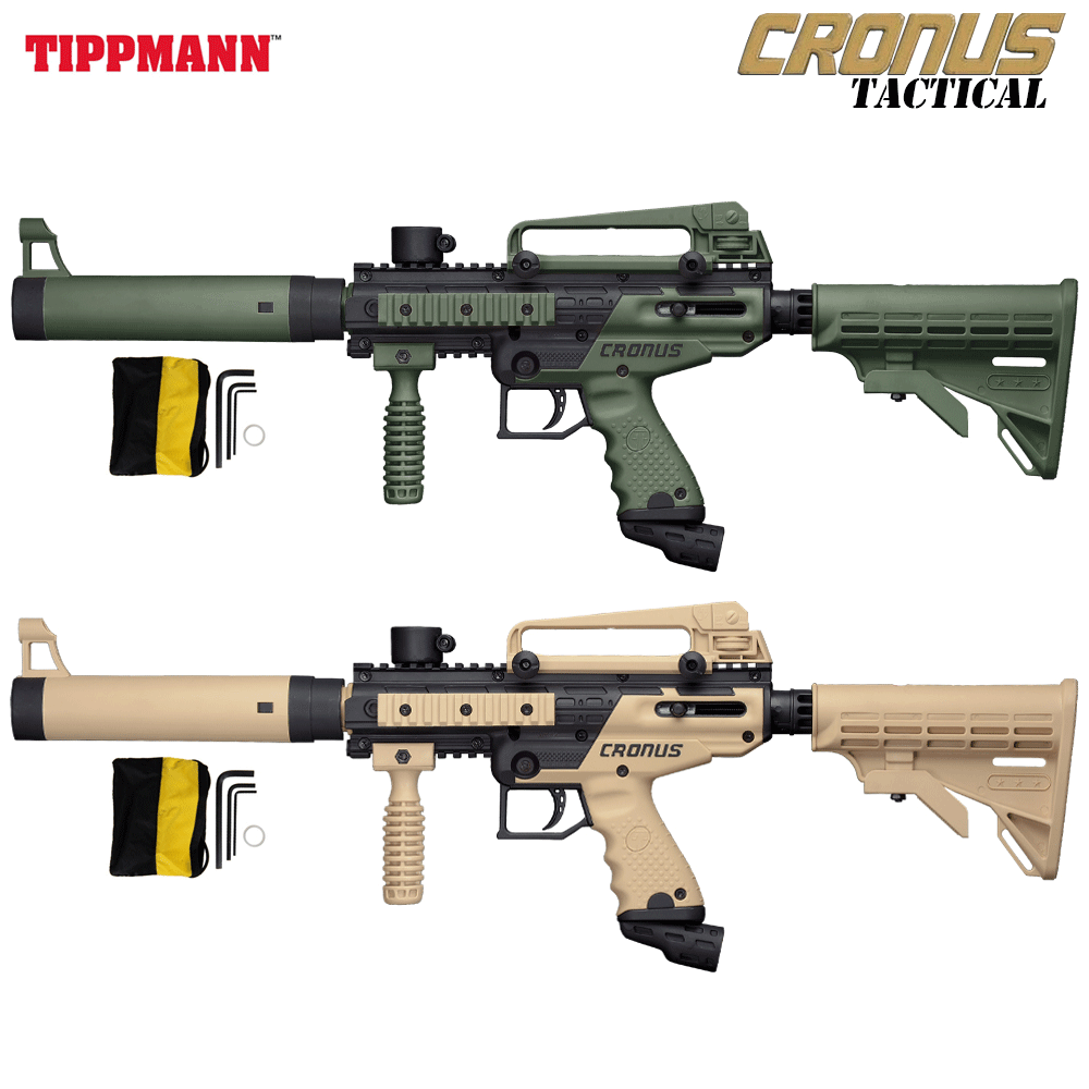 Tippmann A-5 .68 Caliber Sniper Paintball Gun with Red Dot Black