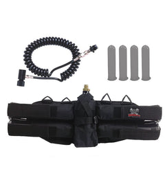 Maddog 4+1 Paintball Harness with Paintball Pods and Quick Disconnect Remote Coil Combo Maddog