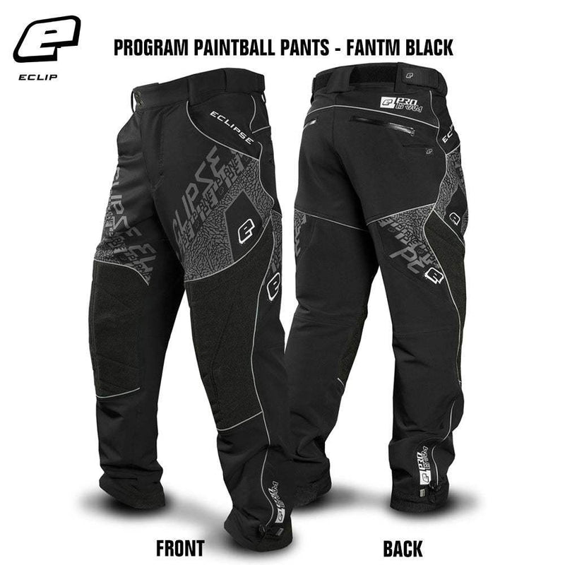 Planet Eclipse Program Paintball Pants - Fantm Black Planet Eclipse