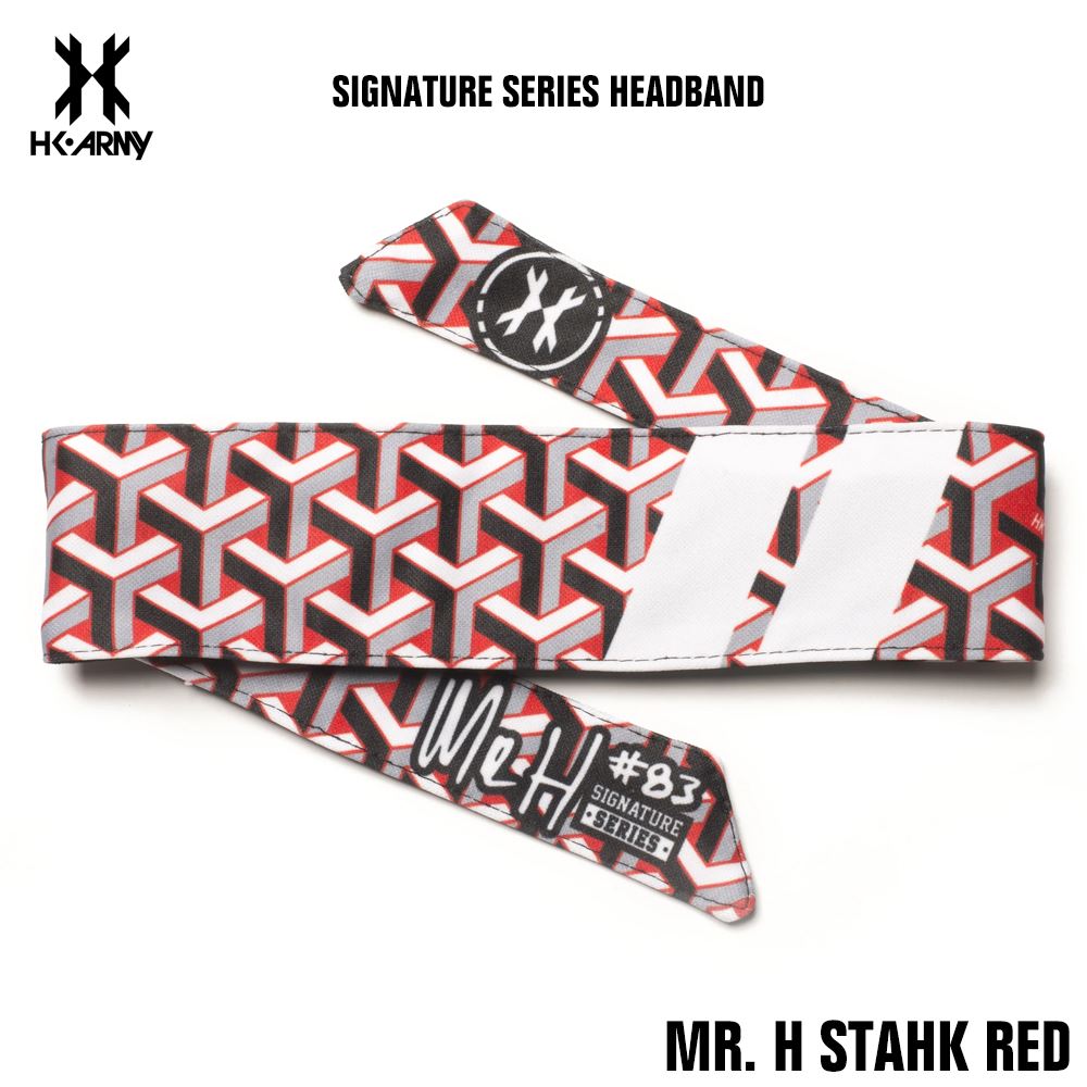 HK Army Paintball Headband - Signature Series - Mr. H Stahk Red HK Army