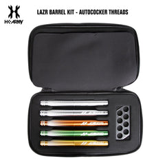 HK Army LAZR Paintball Barrel Kit - Autococker - Dust Black / Colored Inserts HK Army