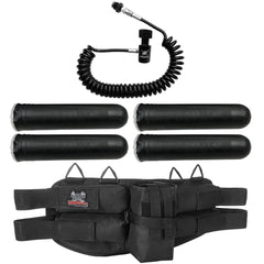 Maddog 4+1 Paintball Harness with Paintball Pods and Quick Disconnect Remote Coil Combo Maddog