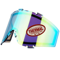 JT Spectra Paintball Mask Dual-Pane Thermal Replacement Lens - Prizm 2.0 Yellow Retro JT Paintball