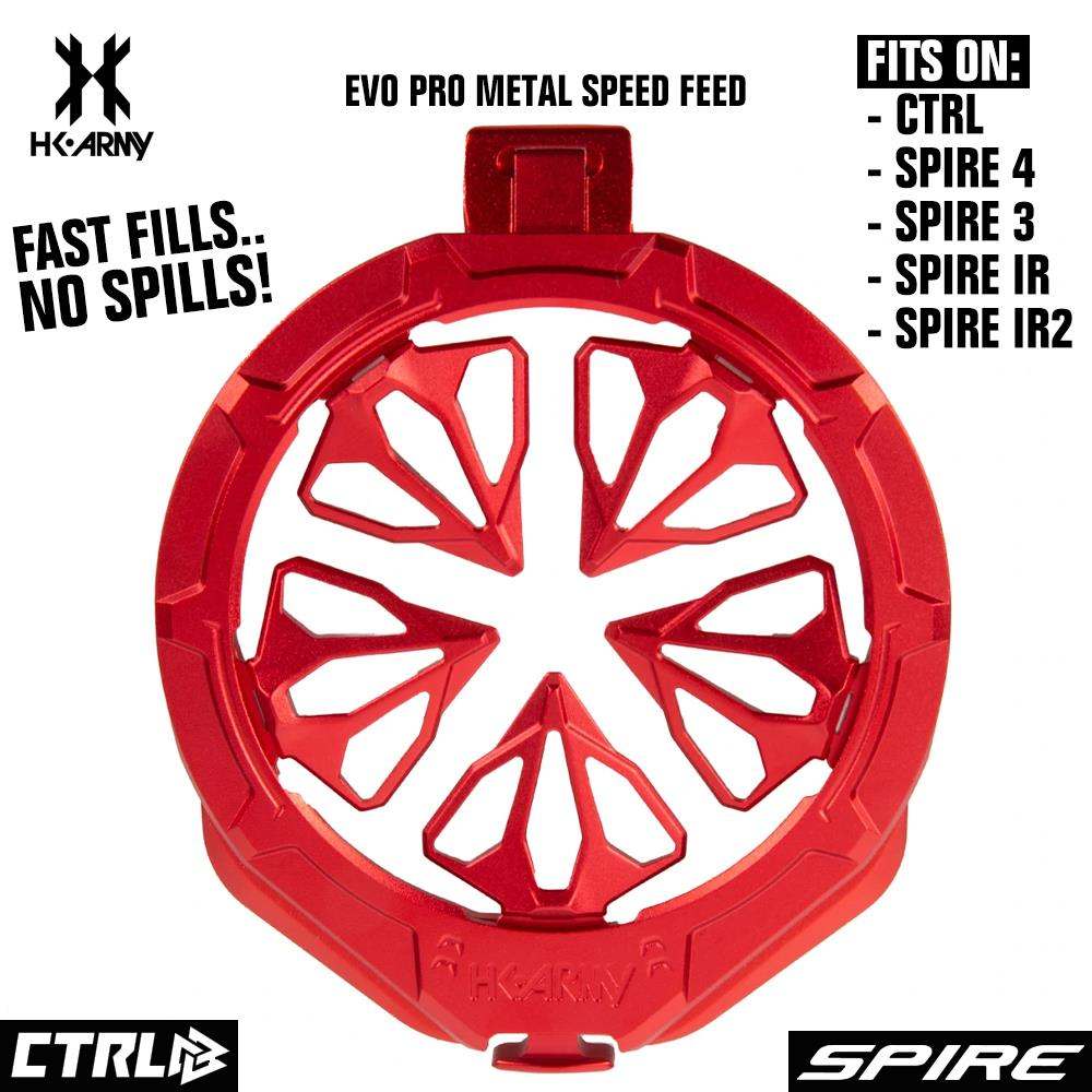 HK Army Evo Pro Metal Speed Feed Paintball Loader Accessory - CTRL, Spire 4, Spire 3, Spire IR, Spire IR2