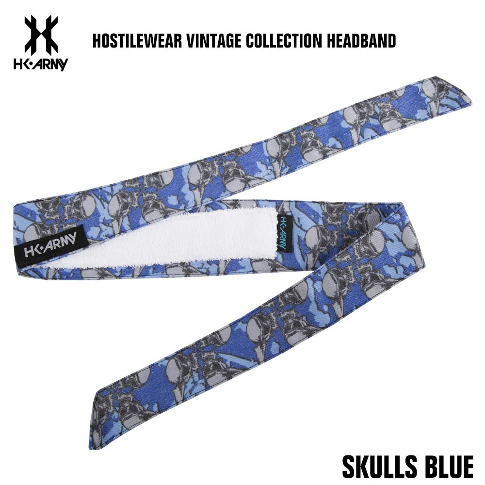 HK Army Paintball Hostilewear Headband - Skulls Blue HK Army