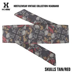 HK Army Paintball Hostilewear Headband - Skulls Tan/Red HK Army