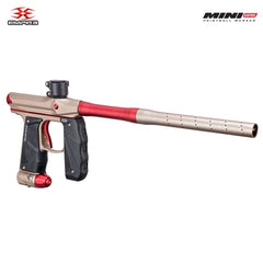 Empire Mini GS Electronic Paintball Gun - Dust Tan / Red 2-pc Barrel Empire