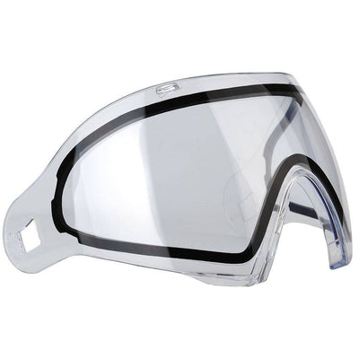 Clear Dye I5 Thermal Replacement Lens for I4/I5 paintball goggles with rapid change and horizon peripheral vision features
