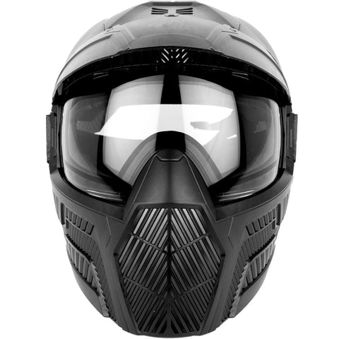 Image of Carbon OPR Full Head Coverage Thermal Paintball Goggles Mask - Black Carbon Paintball