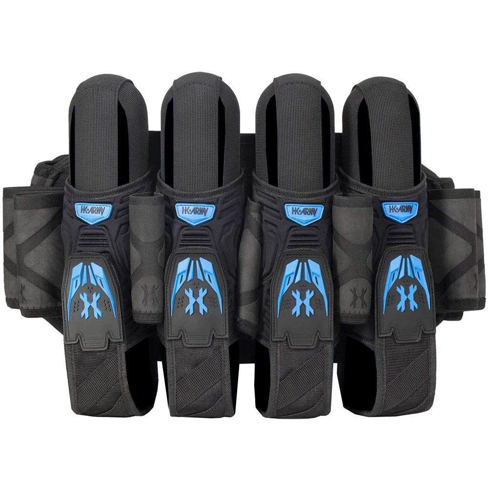 HK Army Magtek Paintball Harness Pod Pack - Black / Blue -3+2 | 4+3 | 5+4 HK Army