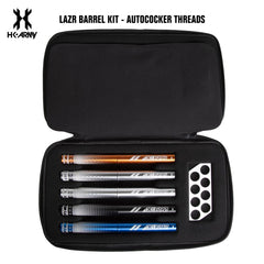 HK Army LAZR Paintball Barrel Kit - Autococker - Dust Red / Colored Inserts HK Army