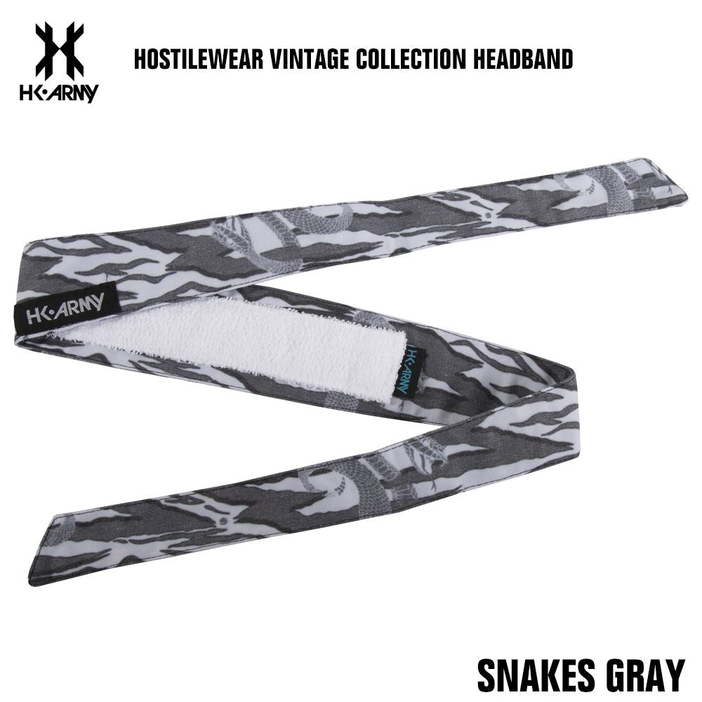 HK Army Paintball Hostilewear Headband - Snakes Grey HK Army