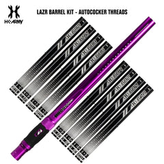 HK Army LAZR Paintball Barrel Kit - Autococker - Dust Purple / Black Inserts HK Army