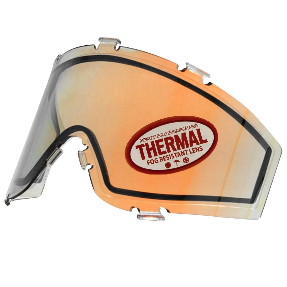 JT Spectra Paintball Mask Dual-Pane Thermal Replacement Lens - Prizm 2.0 Lava JT Paintball