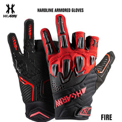 HK Army Hardline Armored Paintball Gloves - Fire HK Army