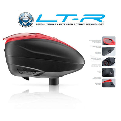 Dye LT-R Paintball Loader - Black / Red Dye