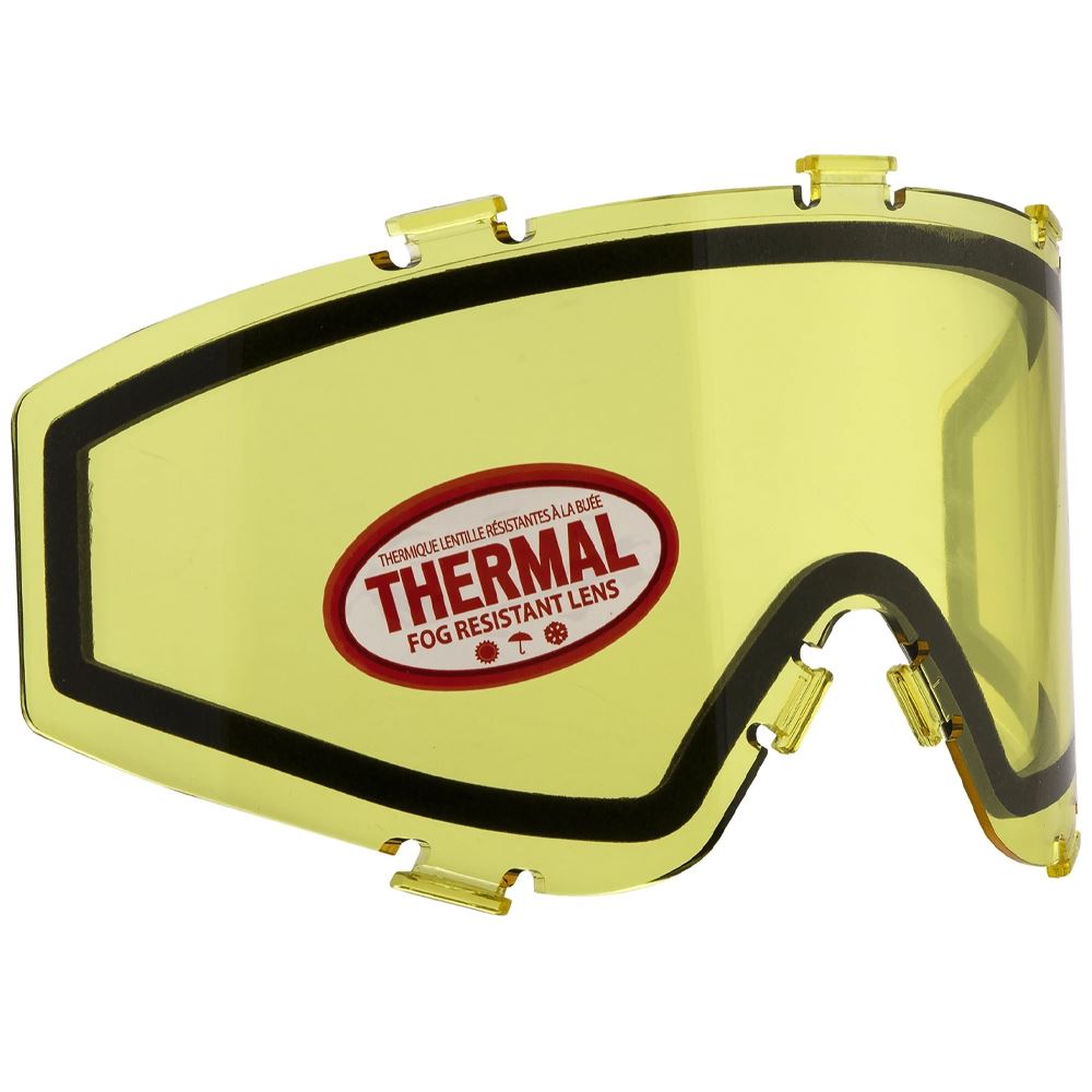 JT Spectra Paintball Mask Dual-Pane Thermal Replacement Lens - Yellow JT Paintball