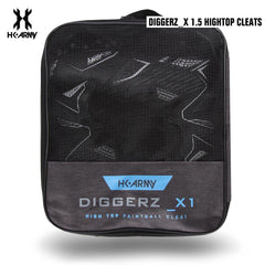 HK Army Diggerz_X 1.5 Hightop Paintball Cleats - Black/Grey HK Army