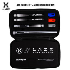 HK Army LAZR Paintball Barrel Kit - Autococker - Dust Pewter / Black Inserts HK Army