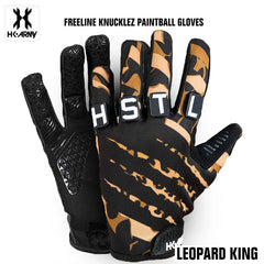 HK Army Freeline Knucklez Paintball Gloves - Leopard King HK Army