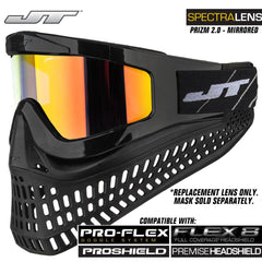 JT Spectra Paintball Mask Dual-Pane Thermal Replacement Lens - Prizm 2.0 High Def JT Paintball
