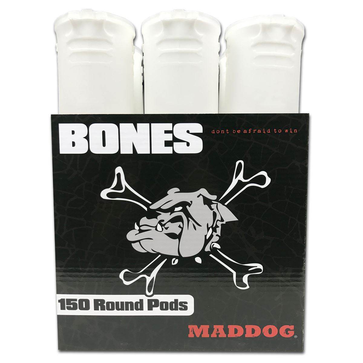 Maddog 150 Round BONES Paintball Pods Maddog