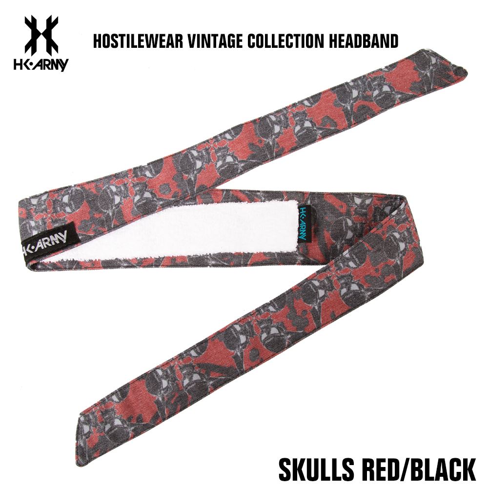 HK Army Paintball Hostilewear Headband - Skulls Red/Black HK Army