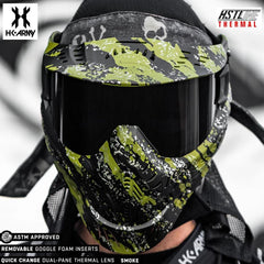 HK Army HSTL Goggle Thermal Dual Paned Paintball Mask - Fracture Black/Olive HK Army