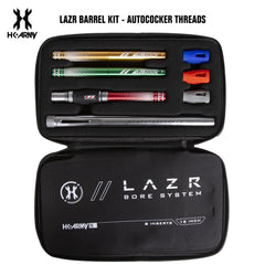 HK Army LAZR Paintball Barrel Kit - Autococker - Dust Pewter / Colored Inserts HK Army
