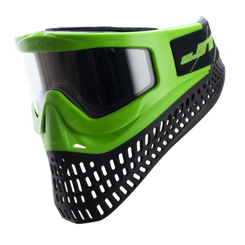 JT Proflex X Thermal Paintball Mask - Lime Nose, Frame and Strap JT Paintball