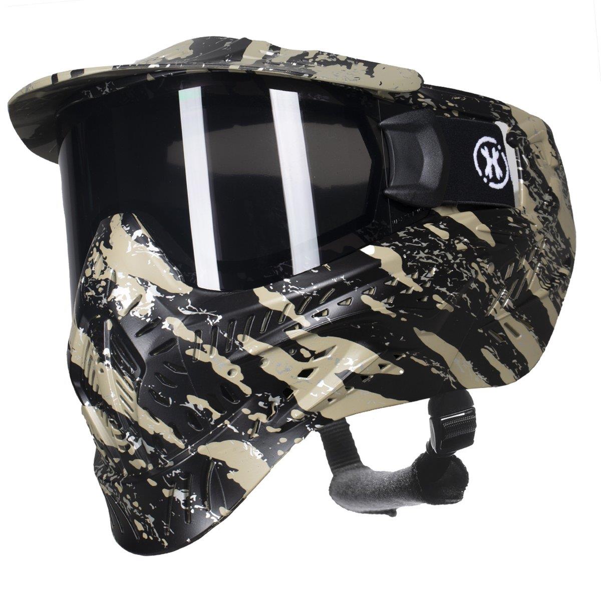 HK Army HSTL Goggle Thermal Dual Paned Paintball Mask - Fracture Black/Tan HK Army