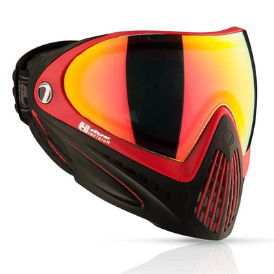Dye I4 PRO Thermal Paintball Mask Goggles - Meltdown (Black/Red) Dye