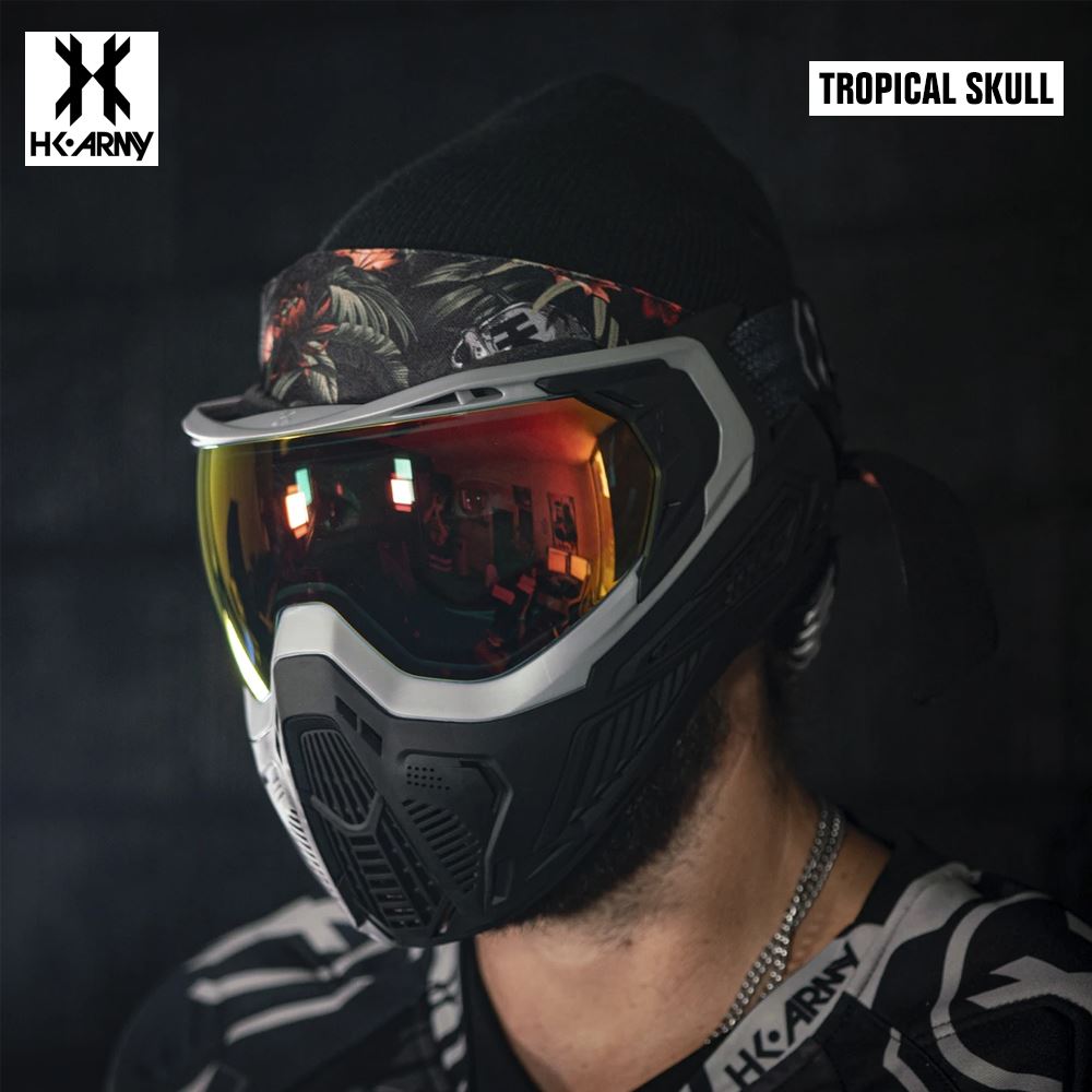 HK Army Paintball Headband - Tropical Skull HK Army