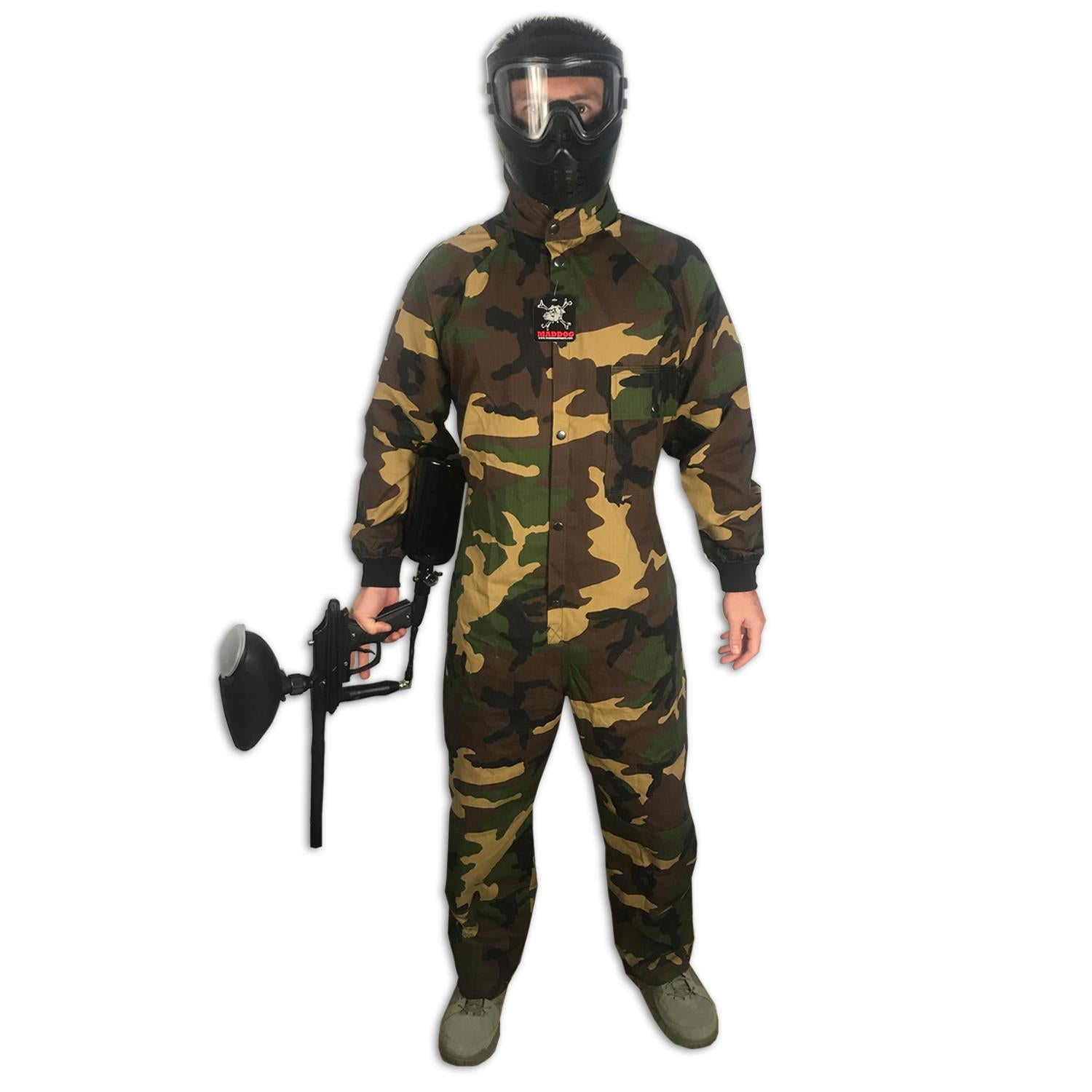 Maddog Tactical Paintball Rip Stop Coverall Jumpsuit Maddog