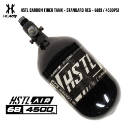 HK Army HSTL 68/4500 Carbon Fiber HPA Compressed Air Paintball Tank System - Standard Reg - Black HK Army