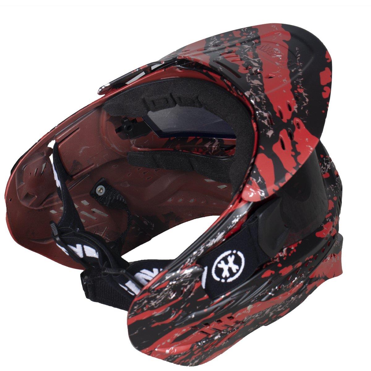 HK Army HSTL Goggle Thermal Dual Paned Paintball Mask - Fracture Black/Red HK Army