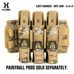 HK Army 3+2 | 4+3 | 5+4 Eject Paintball Harness Pod Pack - HSTL Cam HK Army
