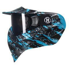 HK Army HSTL Goggle Thermal Dual Paned Paintball Mask - Fracture Black/Turquoise HK Army
