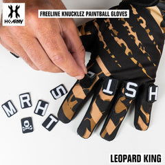 HK Army Freeline Knucklez Paintball Gloves - Leopard King HK Army