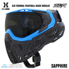 HK Army SLR Thermal Paintball Mask Goggles - Sapphire (Blue/Black/Black) - Arctic Thermal Lens HK Army