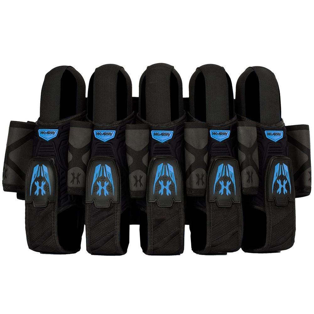 HK Army Magtek Paintball Harness Pod Pack - Black / Blue -3+2 | 4+3 | 5+4 HK Army