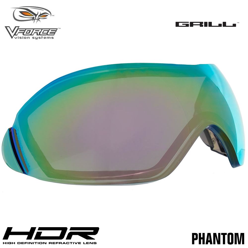 V-Force Grill Paintball Mask Replacement Anti-Fog HDR Thermal Lens - Phantom V-Force