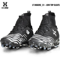 HK Army LT Diggerz_1 Low Top Paintball Cleats - Black/White HK Army