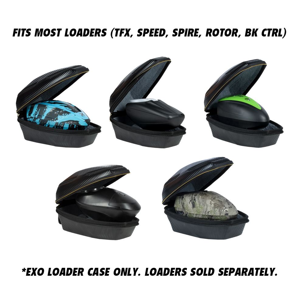 HK Army EXO Loader Case – Hard Shell Hopper Case std config, hopper loader, reliable loading, for tournament, close detail