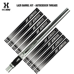 HK Army LAZR Paintball Barrel Kit - Autococker - Dust Pewter / Black Inserts HK Army