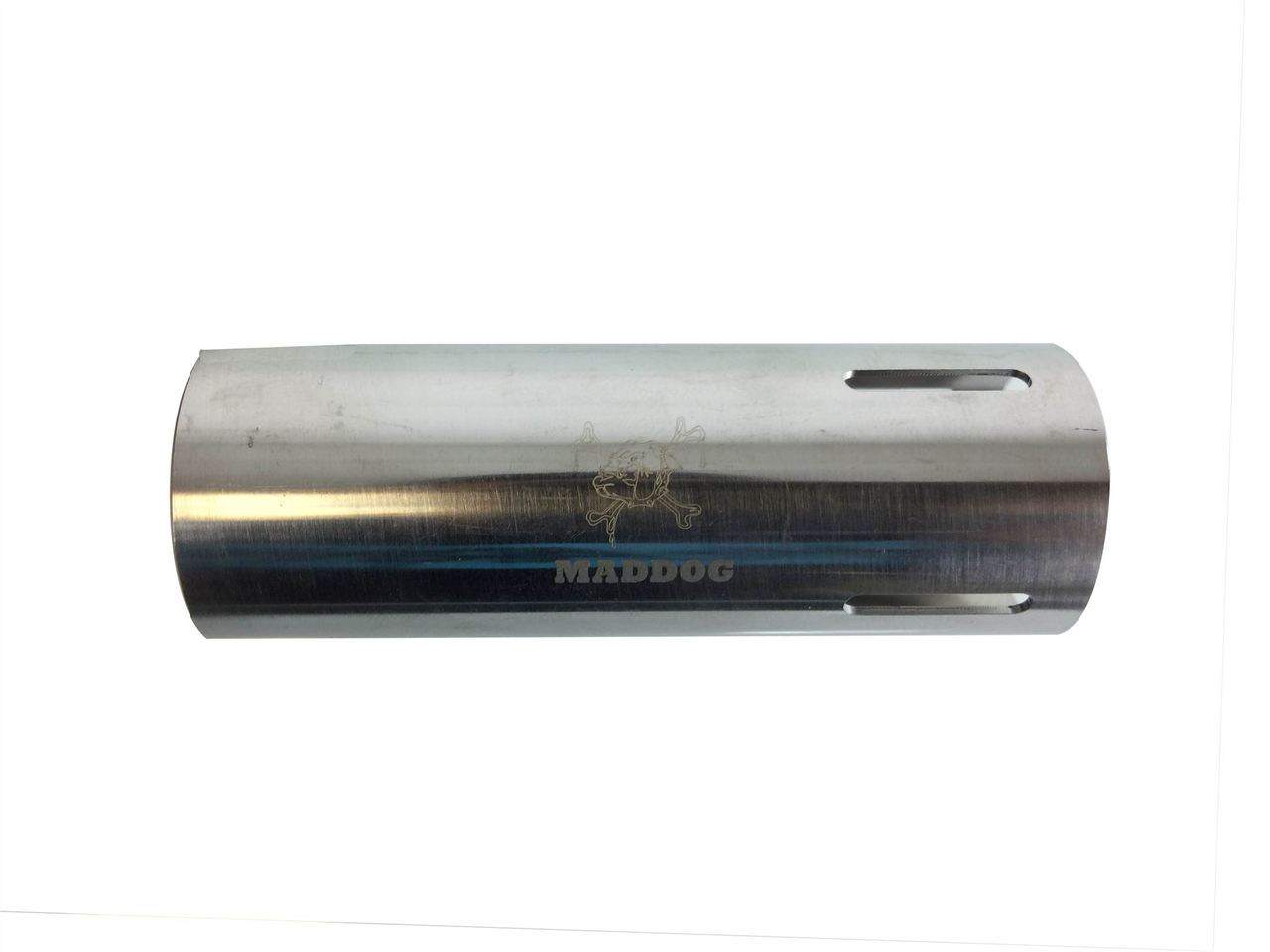 Maddog Sports High Performance Stainless Steel Cylinder - Ported std config, accessory, performance design, for gear bags, top view