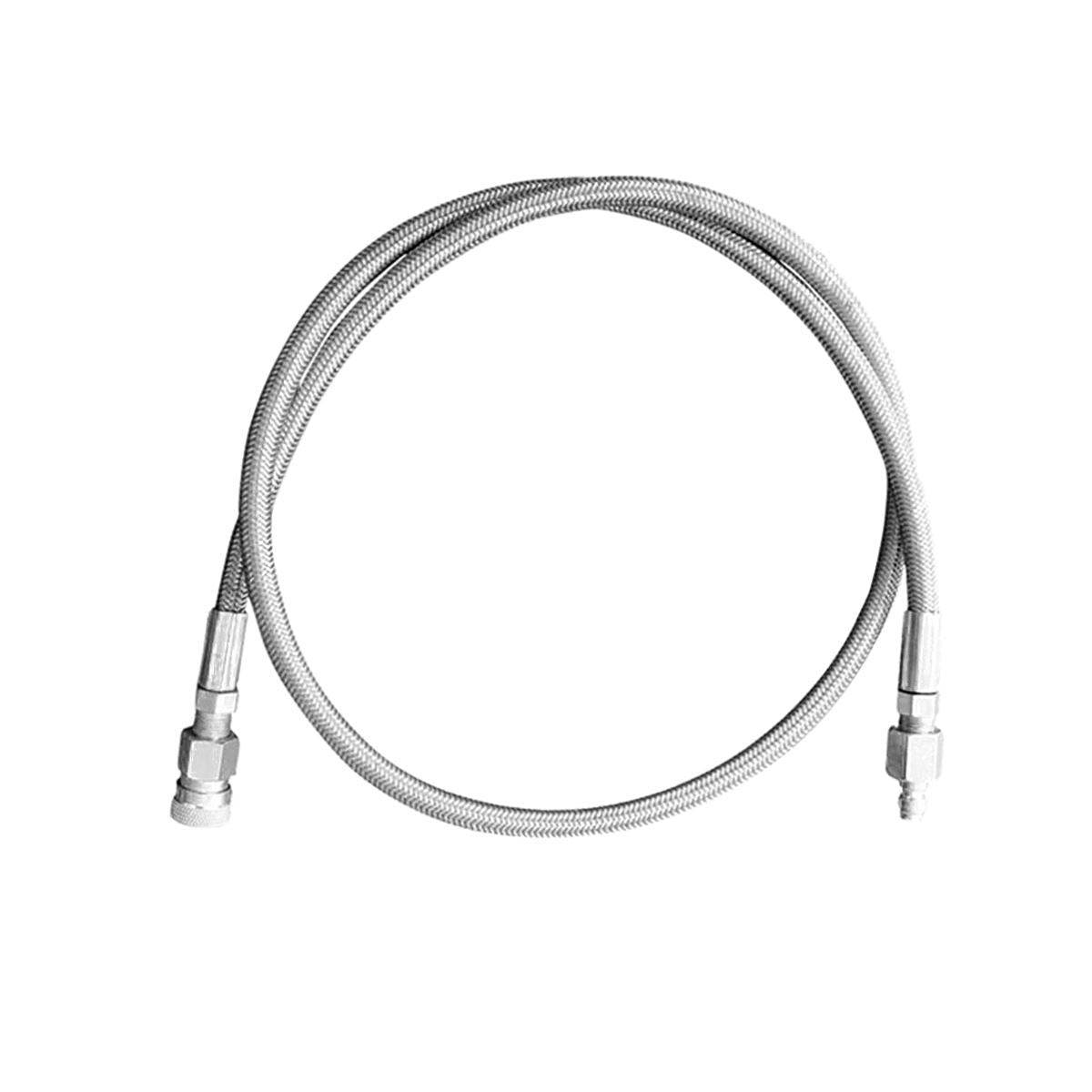 Maddog Paintball Fill Whip Hose Extension - Stainless Steel Maddog